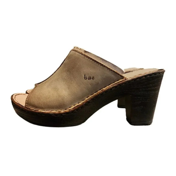 b.o.c Born Concept Leather Slip On Sandals Shoes Size 10 M/W Style BC7699 - Picture 3 of 4